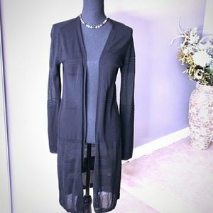 White House Black Market Semi-Sheer Duster